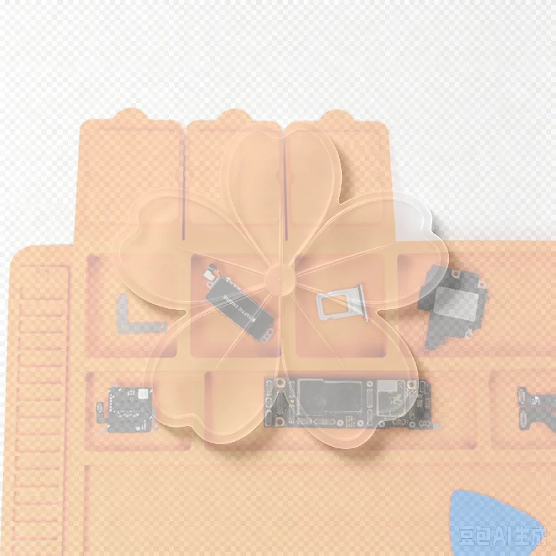 Silicone Soldering Pad Desk Platform Mat For Welding Station Iron Phone PC Repair Magnetic Heat Insulation