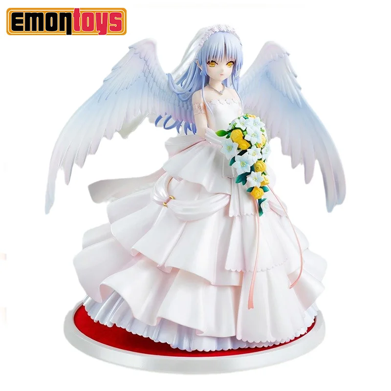 Genuine Original Emontoys KDcolle Angel Beats! Tachibana Kanade Wedding dress Anime Figures Collectible Model Doll Ornament Gift