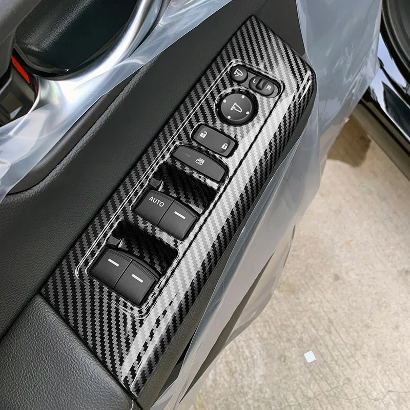 For Honda CRV 2023 2024 2025 CR-V 6th Gen Hybrid Car Window Glass Lift Switch Button Panel Trim Cover Accessories