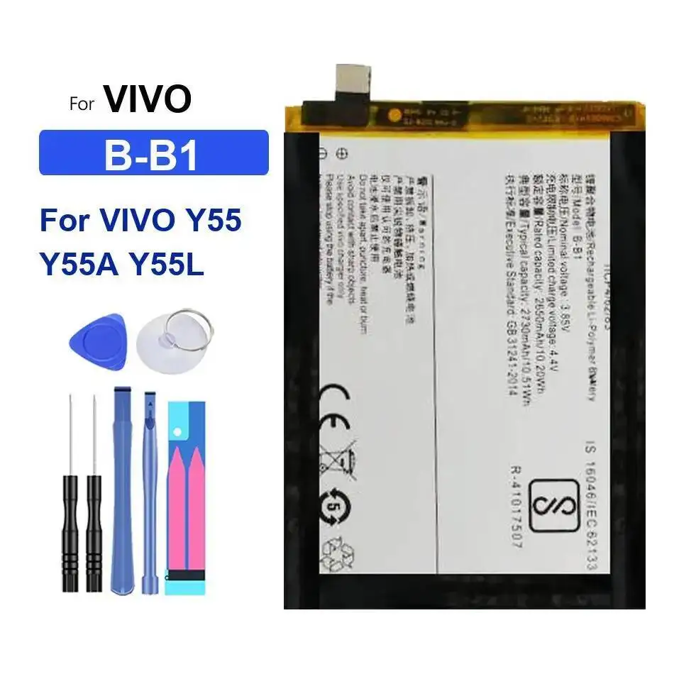 

Mobile Phone Battery B-B1 2730Mah For Vivo Y55 Y55A Y55L Fast Charging Lightweight