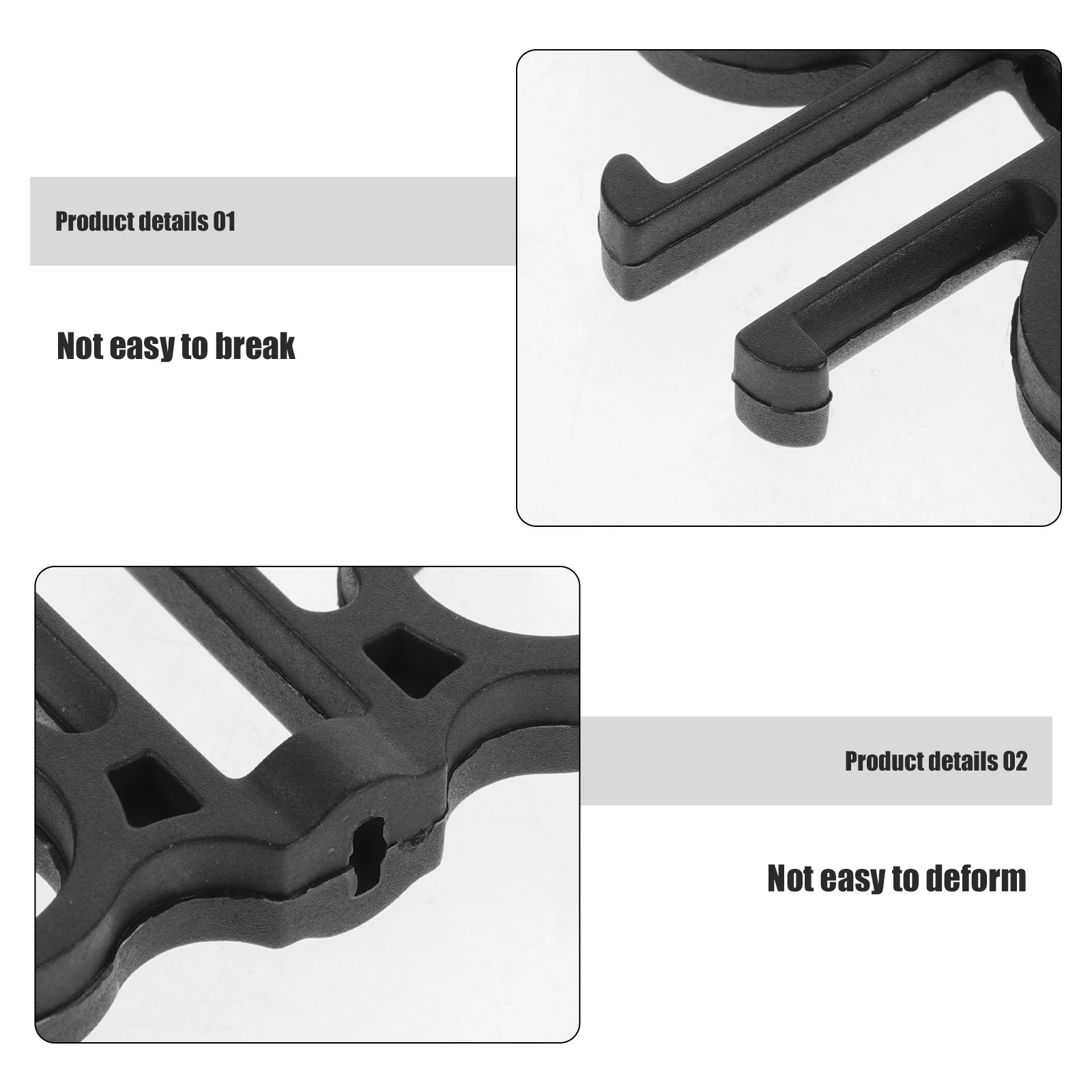 Immagine 4: Clip per bastoncino da trekking da 5 pezzi, universale, adatta per trekking, escursionismo, bastoncini da sci, bastoncini da passeggio, comoda soluzione di archiviazione, design robusto