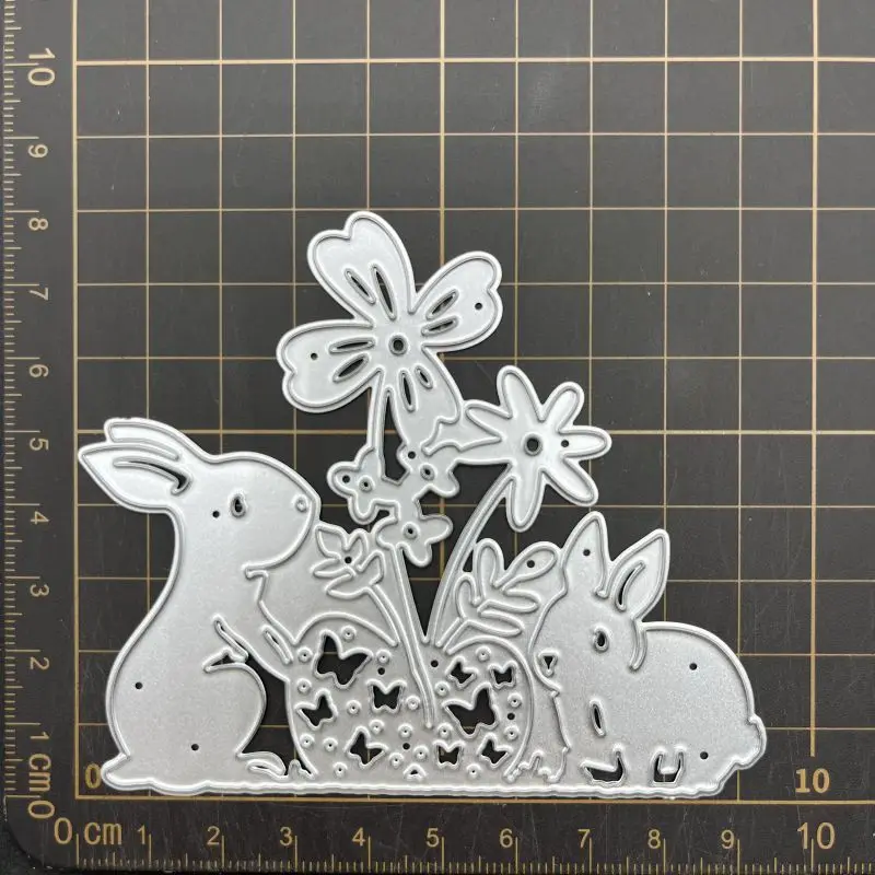 13 kinds BUNNY EASTER Series Metal Cutting Dies Stencils For DIY Scrapbooking Decorative Embossing Handcraft Die CutsTemplate