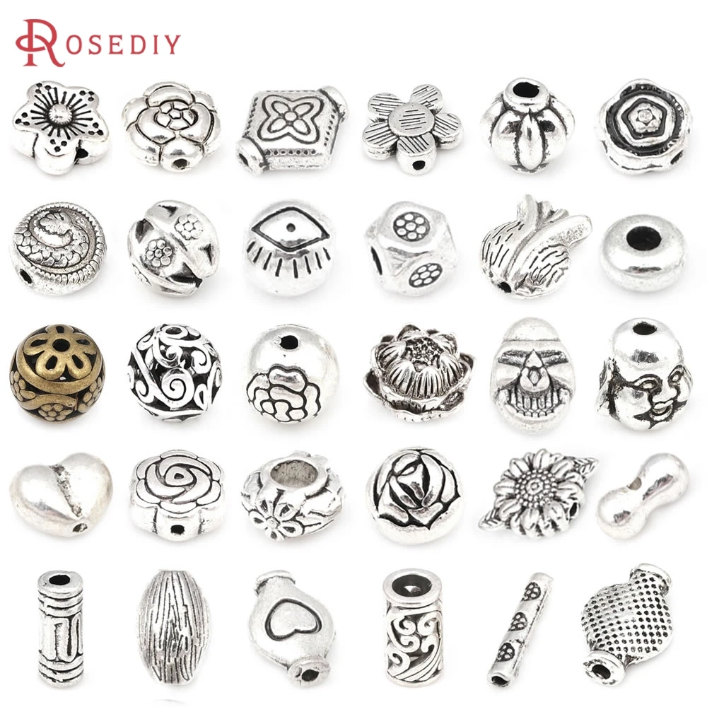 Antique Gold Color Zinc Alloy Pumpkin Tube Spacer Beads Bracelet Beads Diy Jewelry Making Necklace Earrings Accessories