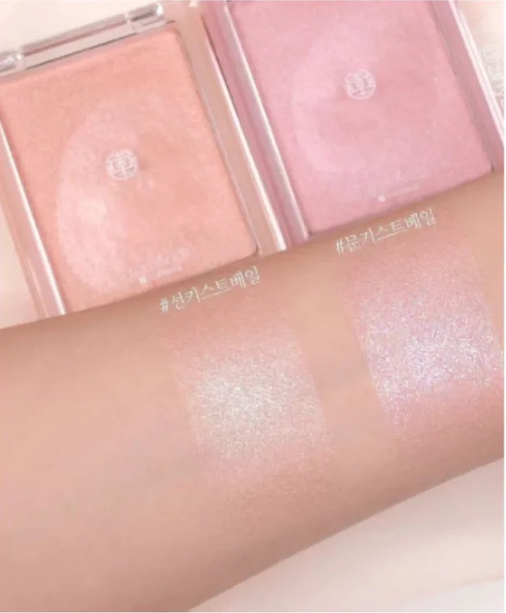 rom&nd See Through Veilighter Highlighter Hoogglans poeder Gezicht Fleuren Highlighter Make-up
