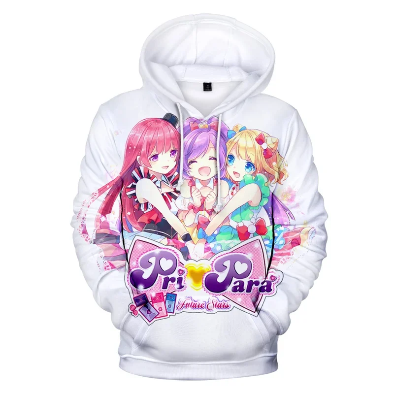 Idol Time Pripara 3D Print Fashion Fall Winer Suit Hoodies Sportswear Hooded Kawaii Women/Men The hooded Tops