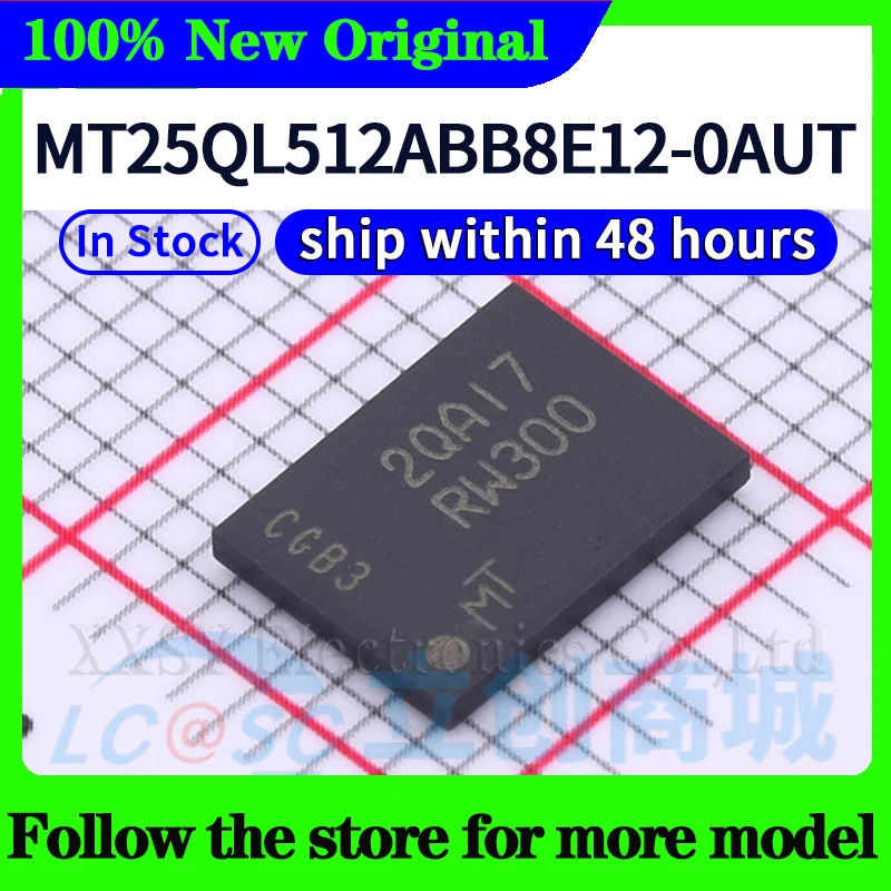 

MT25QL512ABB8E12-0AUT High quality New