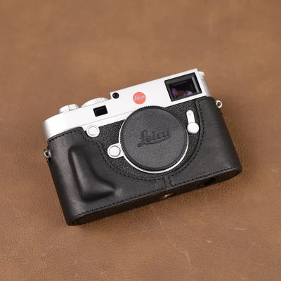 

Handmade Half Body Bag Bottom Cover For Leica M10 M10P Open Battery Design Protective sleeve Genuine Leather Photo Camera Case