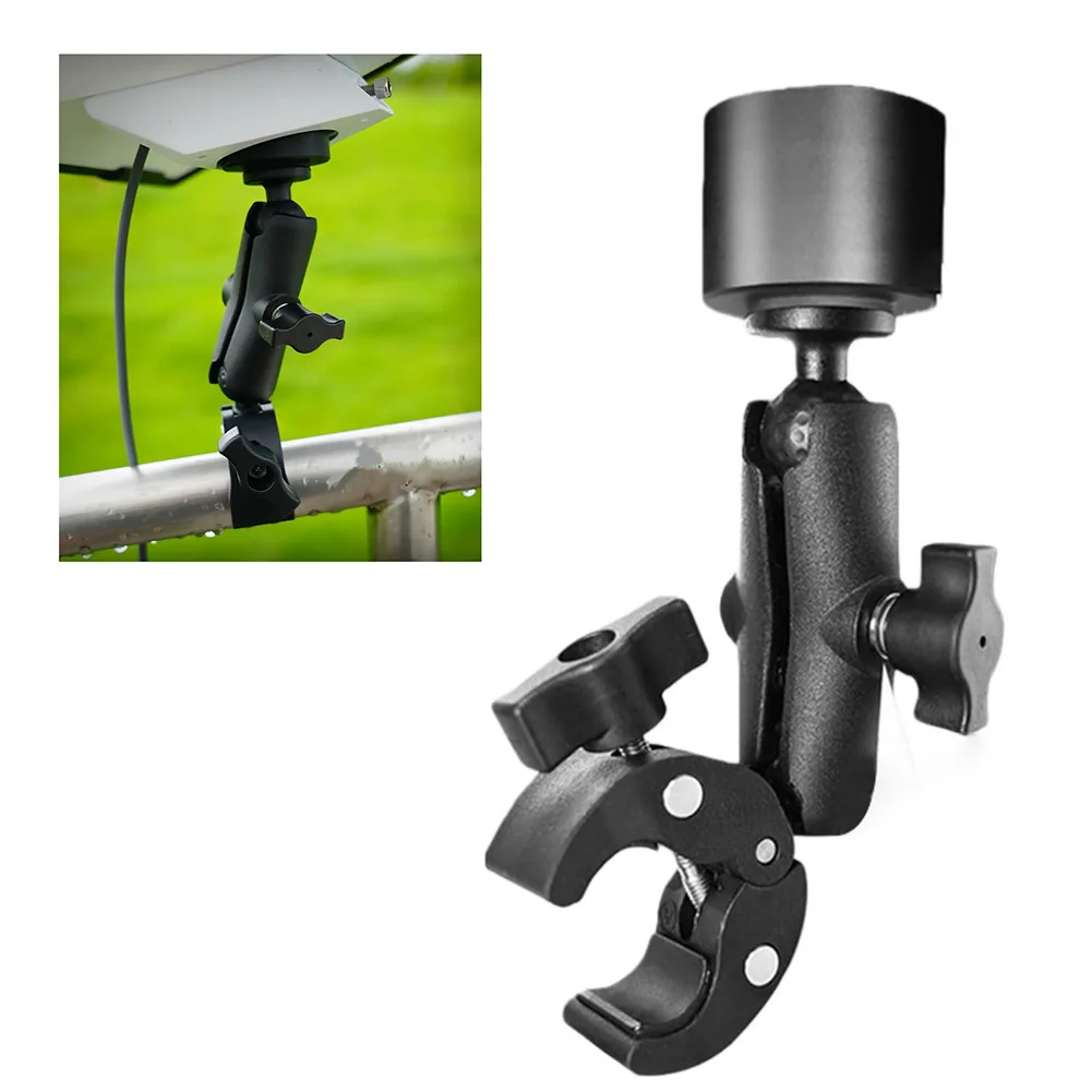 

Antenna Clamp Kit Roof Rail Mount 0.6-1.56 Inches Adjustable Clamp For Poles Aluminium Alloy And Plastic Composite