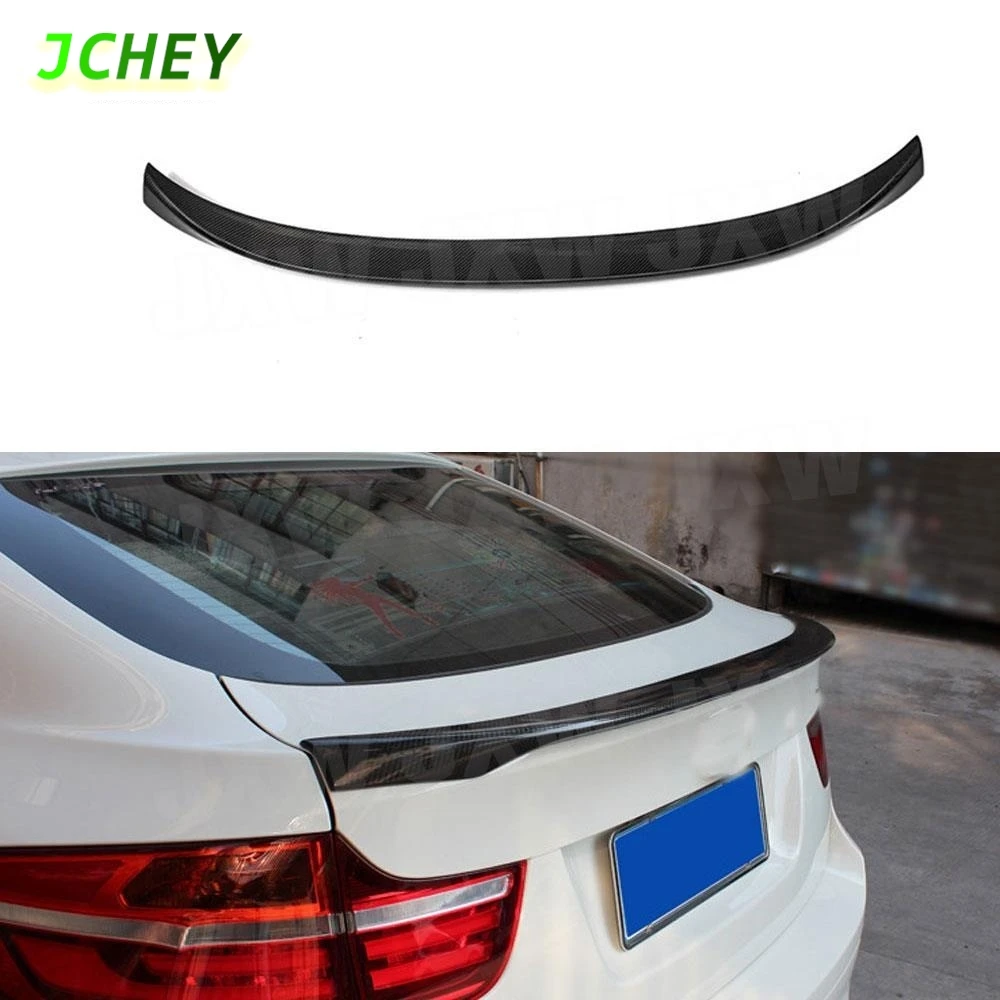 

JCHEY для X6 задний спойлер из углеродного волокна, крылья багажника для BMW X6 E71 F16 2008-2018 автомобиля
