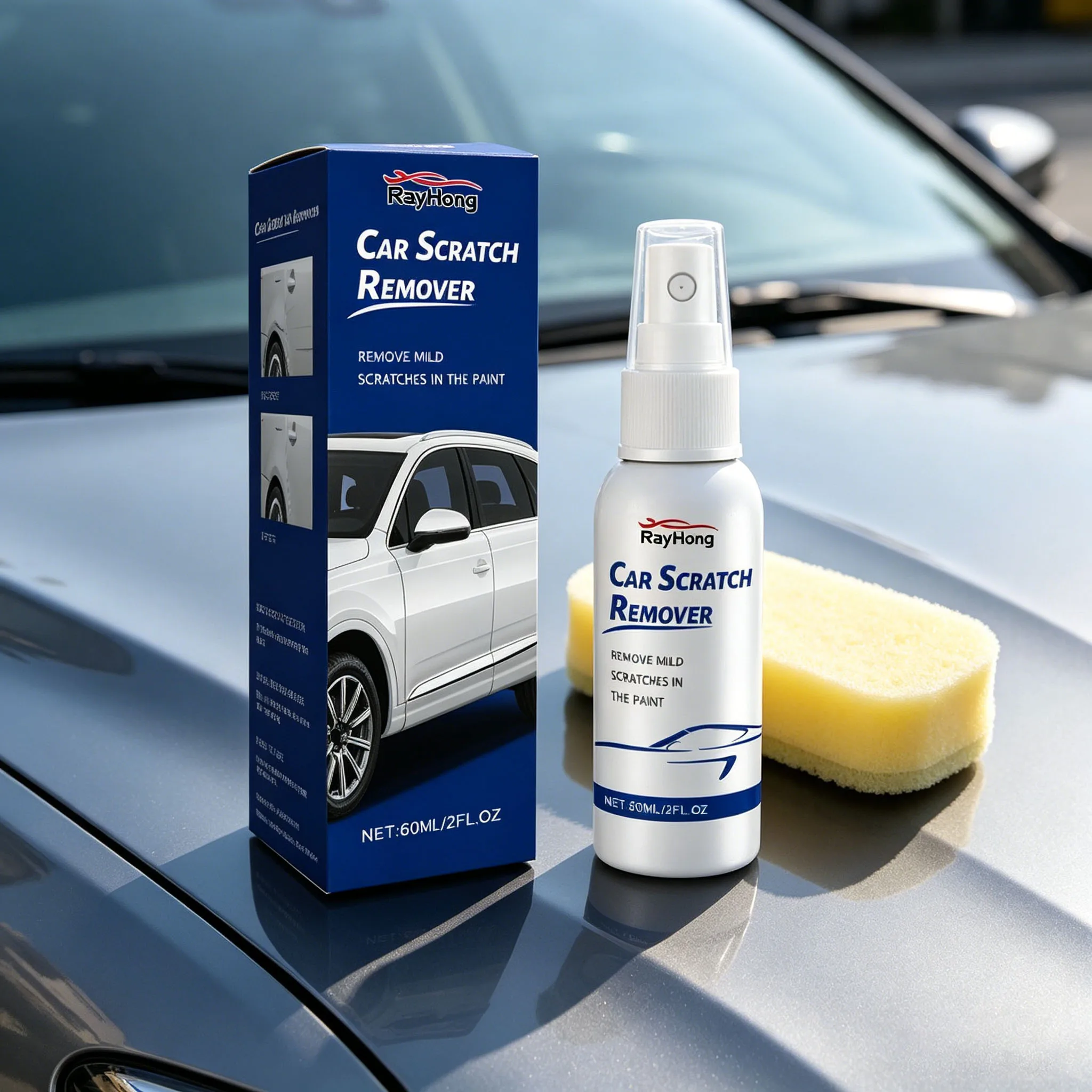 Car Scratch Removal Spray Body Paint Restoration Restores Original Appearance Hydrophobic Protection Car Surface Polish Cleaner