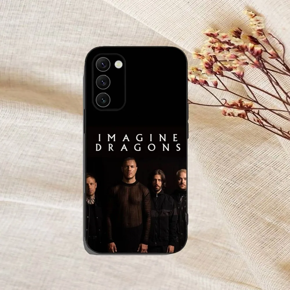 Band I-Imagine Dragons Loom Phone Case For Samsung Galaxy A13,A21s,A22,A31,A32,A52,A53,A71,A80,A91 Soft Black Cover