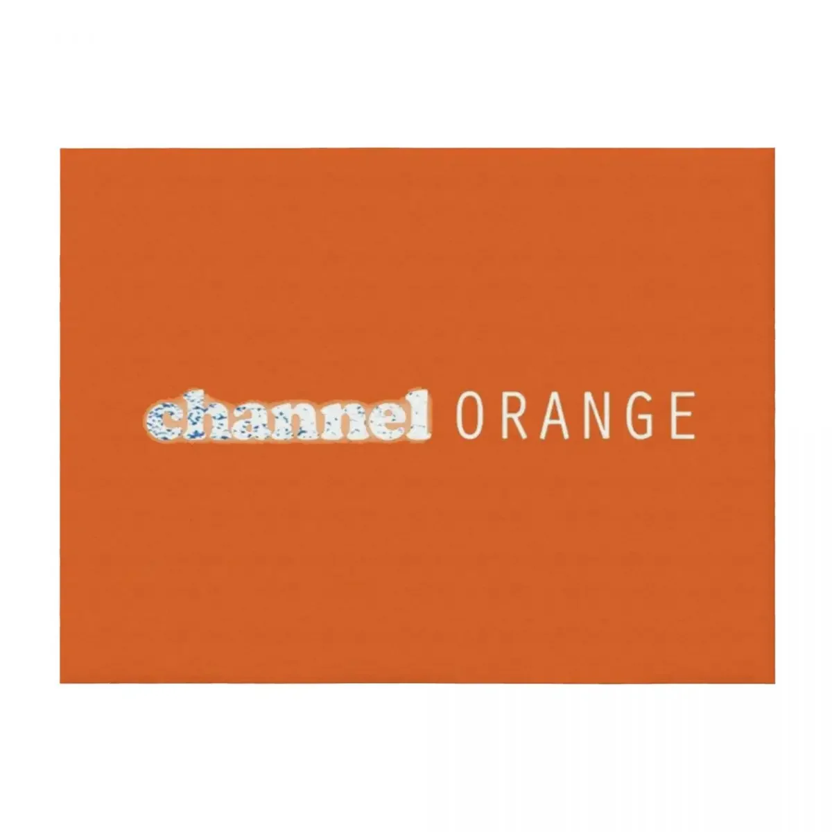 

CHANNEL ORANGE Throw Blanket valentine gift ideas for sofa Summer Decorative Throw Blankets