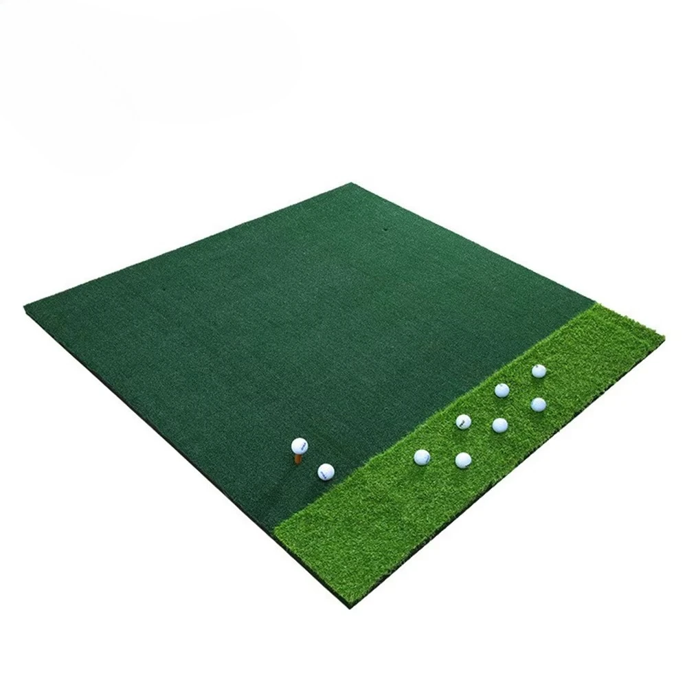 DJD006 3D Double Grass Golf Driving Range Turf Mat Golf Strike Mat Training