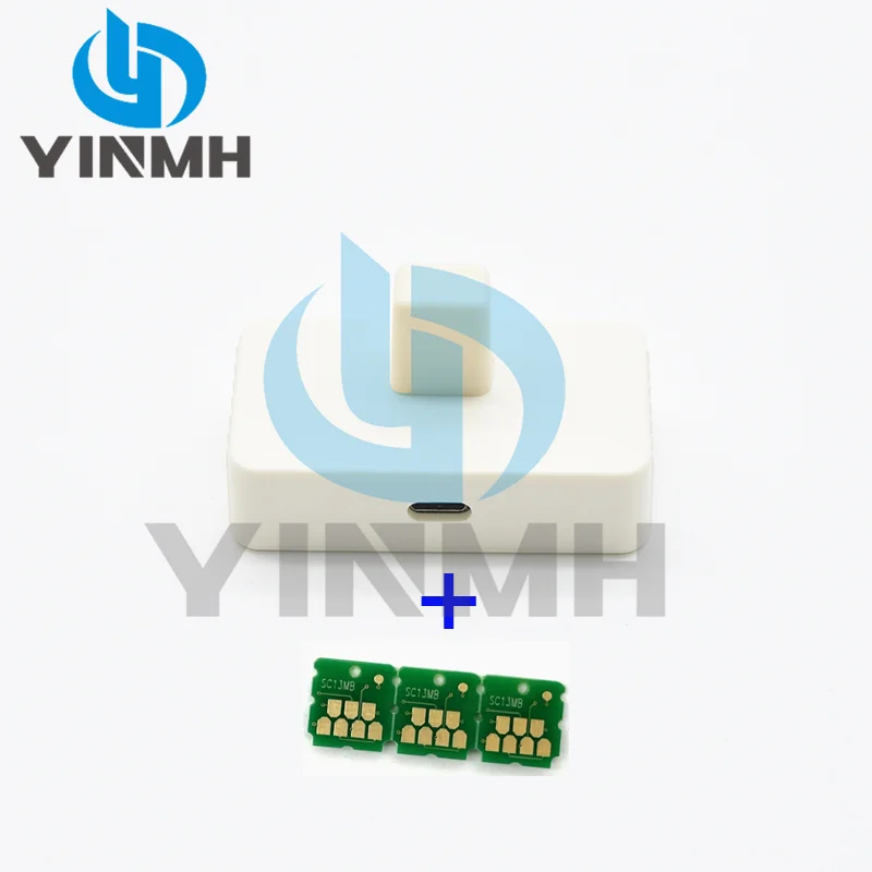 

1set. SC23MB S13S210125 S2101 Maintenance Ink Tank Chip & Resetter be using for Epson SureColor F170 SC-F170 Dye - Sublimation P