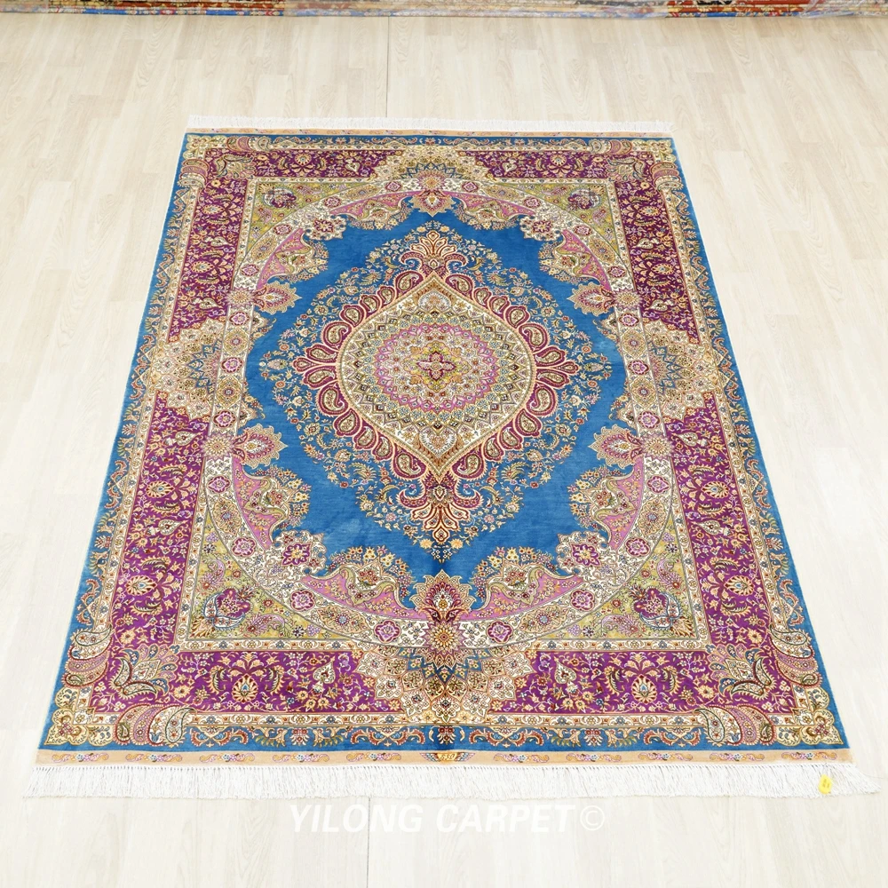 152x229cm First-Class Beautiful Turkish Design Handmade Carpet Silk Persian Rugs (YL0184 )