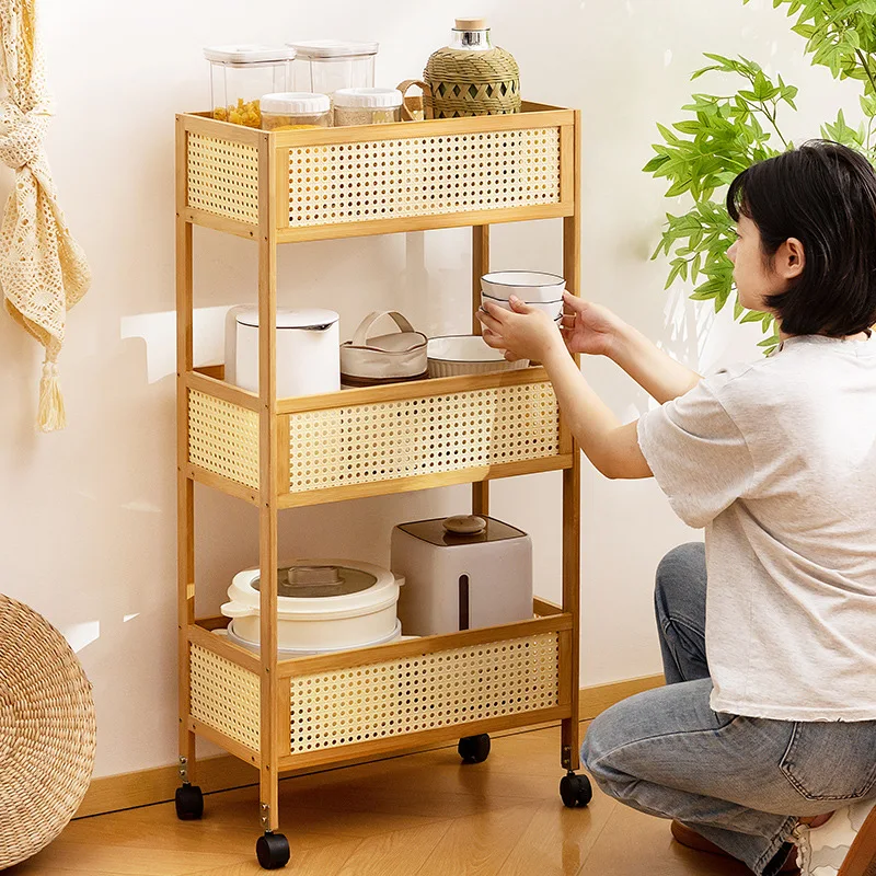 

Simple Dining Cart Trolley with Wheels Food Delivery Cart Tea and Wine Cart Hotel Trolley Kitchen Storage Organizing Rack