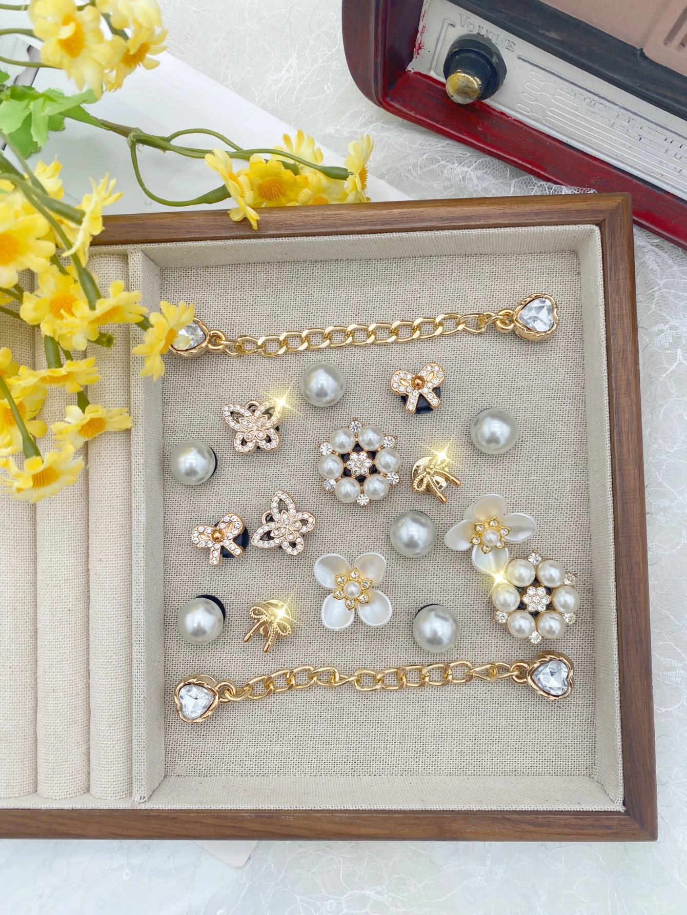 18-teiliges Modisches Vielseit – Gold Chain Sandal Bewertung und Preis