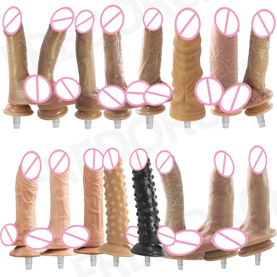 FREDORCH Silicone Anal Dildos for Vac-u-Lock Sex Machine Animal dildos Realistic Adult Masturbation Fixed to prevent rotation