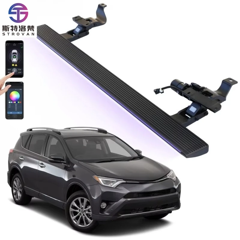 

STLF CLRAK 2003 2004 2006 2007 RAV4 Prix Automatic Retractable Power Running Boards Electric Side Steps with Led Light