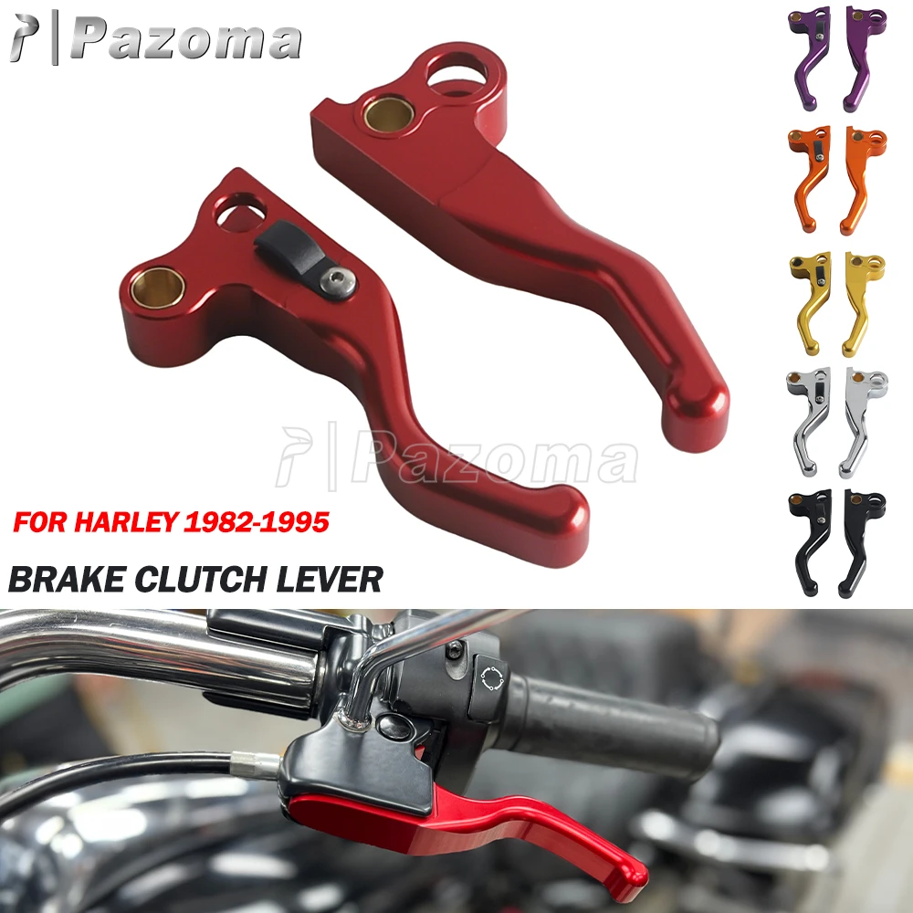 Motorcycle Brake Clutch Levers 2/3 Fingers For Harley Touring Road King Electra Glide FLHTPI Softail Sportster Fat Bob Dyna FXDB