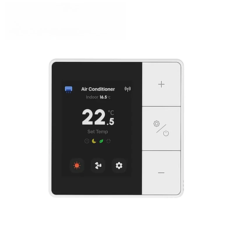 Термостат «три в одном» для систем HVAC, цифровой дисплей, сенсорный TFT-экран, современный для больничных кондиционеров, мастерских, отелей