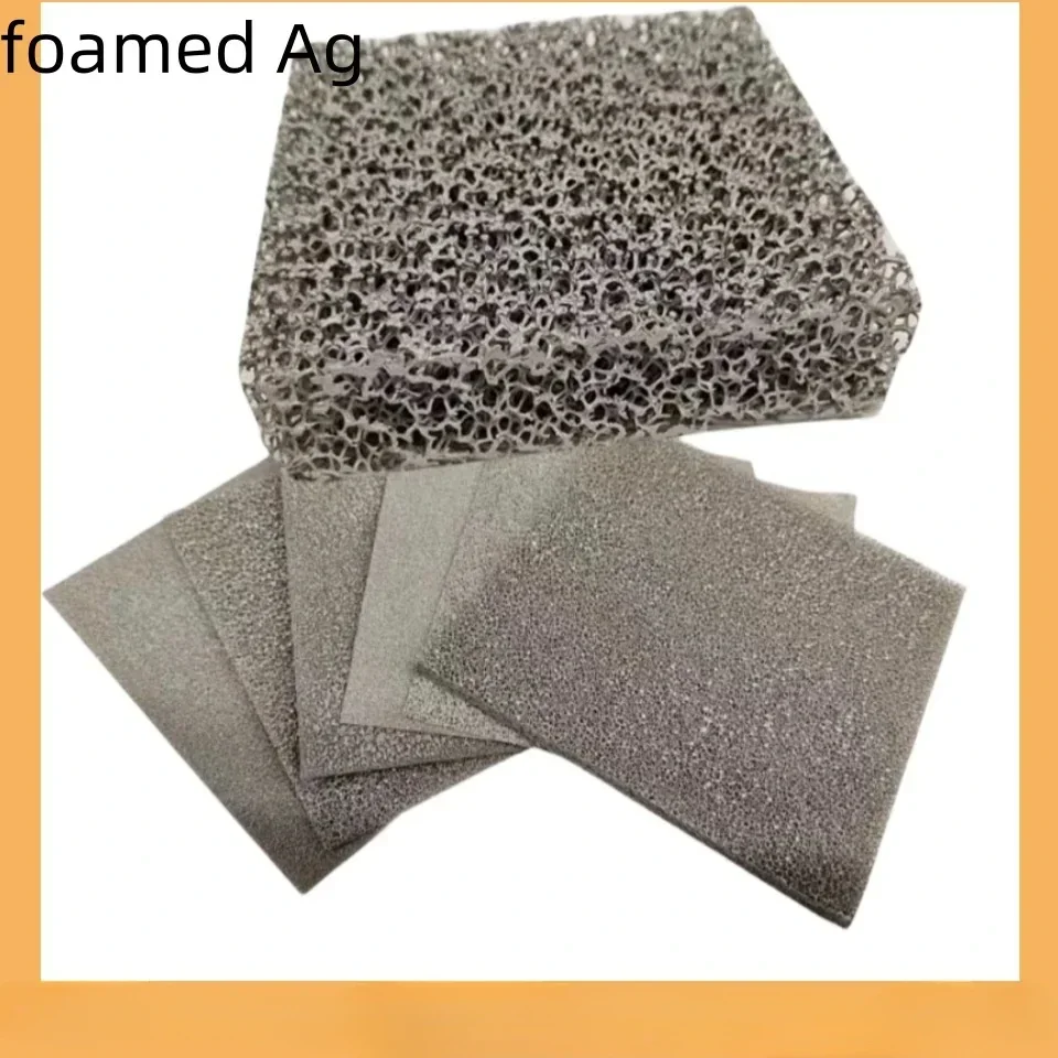 Customized three-dimensional porous heat dissipation foam silver/electrode catalyst