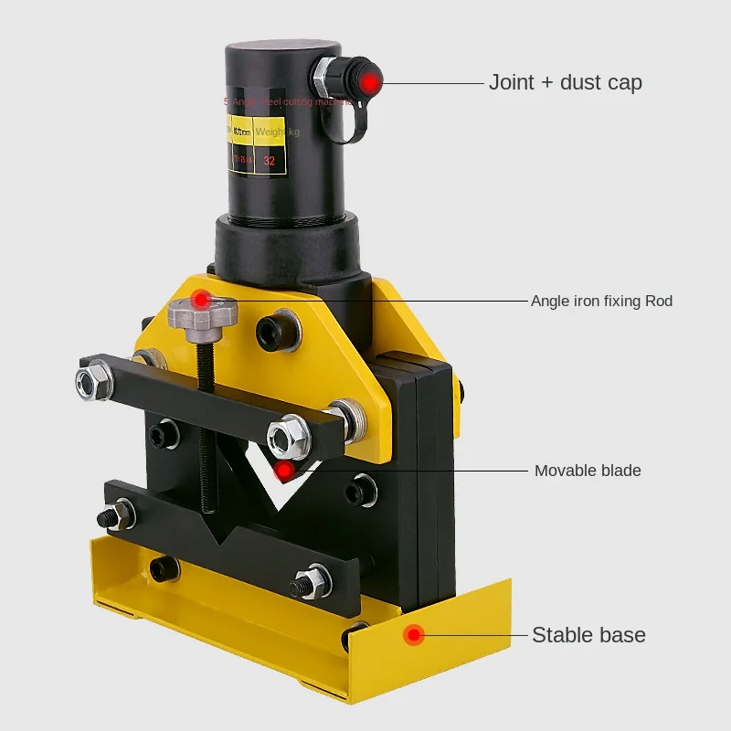 

CAC-75 Hydraulic Angle Steel Cutting Machine Ironworker Tool with Carton Packing 380V/220V/110V 1 Year Warranty