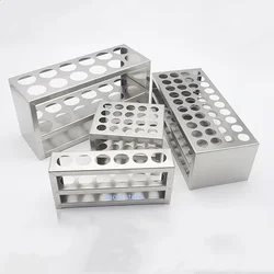 Test Tube Rack Stainless steel bracket Holder Lab Stand Clear Tray Experiment Aluminium Experiment Test Tube Rack for school