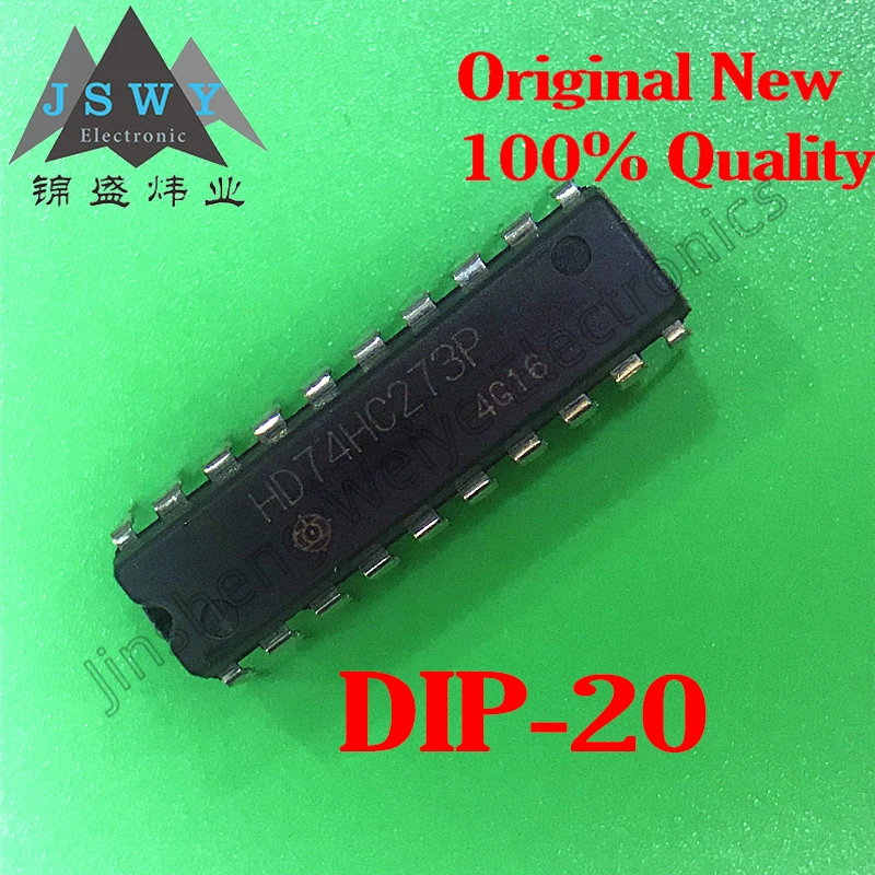 

(10/50PCS) HD74HC273P HD74HC273 DIP-20 high-speed CMOS 8-bit D flip-flop, low power consumption, wide voltage range, original