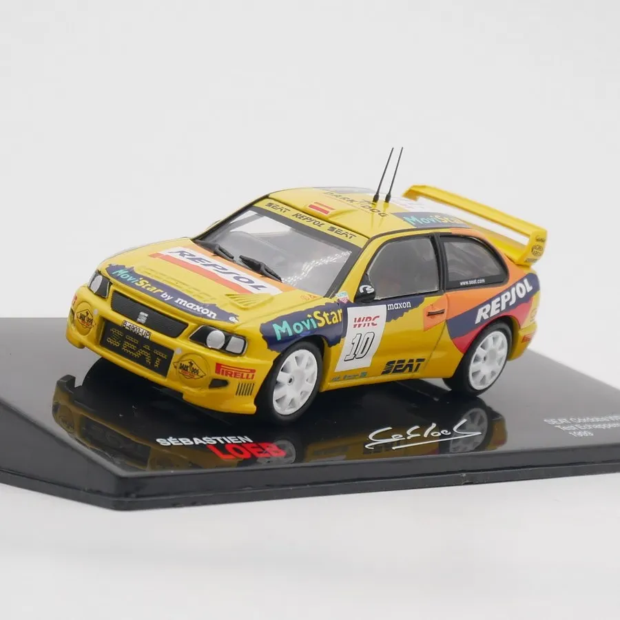 

Модель автомобиля из литого металла IXO в масштабе 1:43: SEAT Cordoba Loeb WRC 1999, раллийный автомобиль
