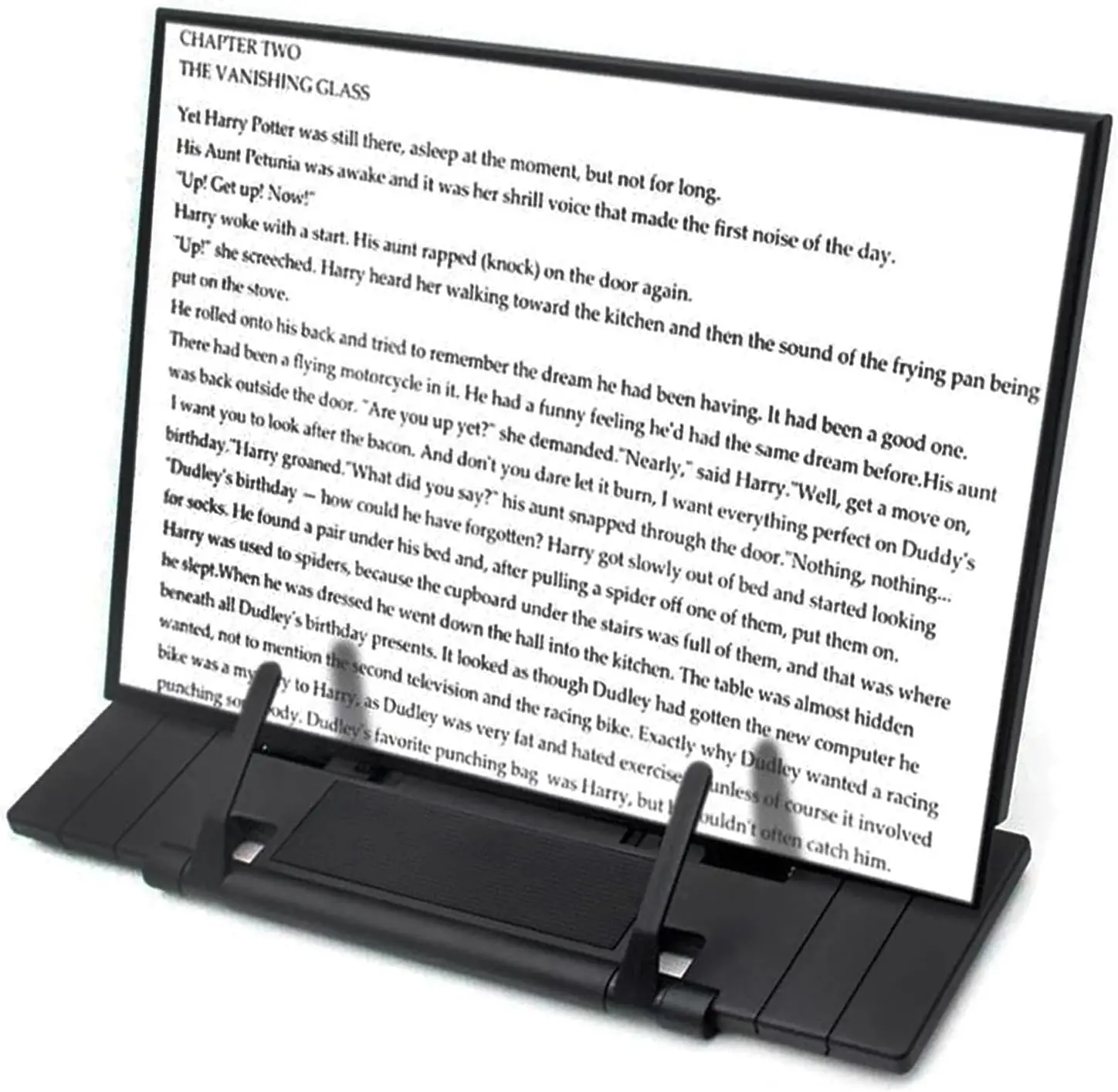 

Складная металлическая подставка для книг с 7 регулируемыми положениями и зажимом для страниц, идеально подходит для чтения, ноутбуков, планшетов, кулинарных книг