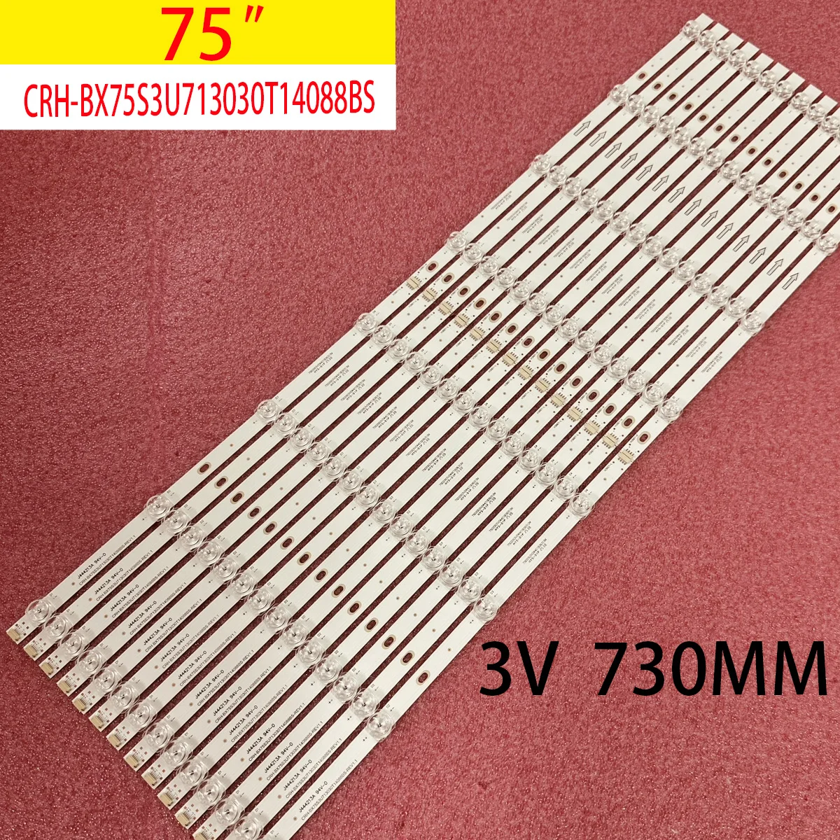 

Светодиодные ретросветовые светильники, аксессуары для Hisense H75BE7410 75RGE 75R7070E2 75R6E1 75R7E2 CRH-BX75S3U713030T14088BS