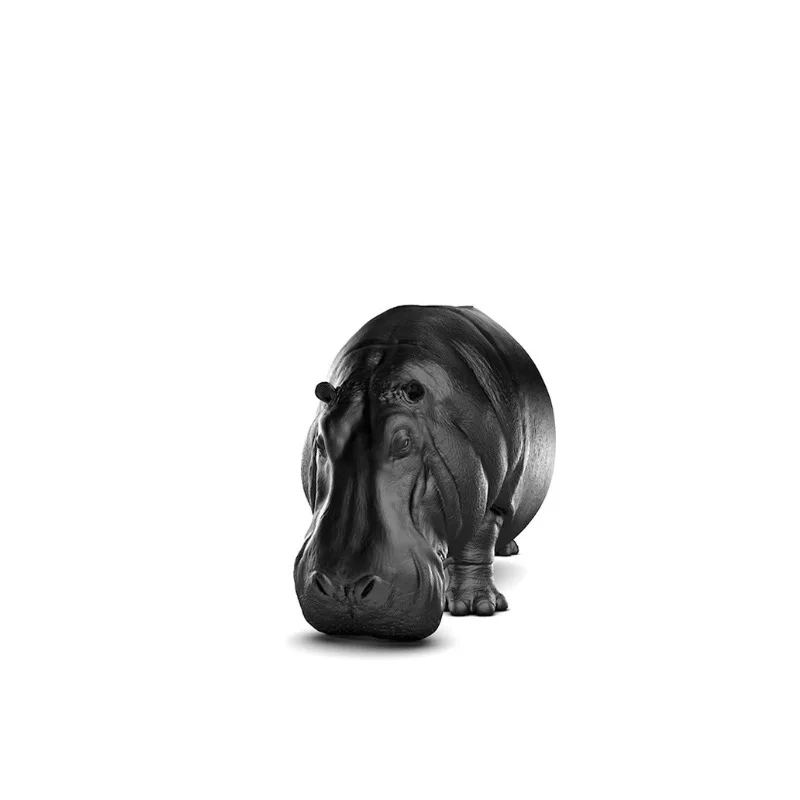 Hippo Modeling Chair Fiberglas Sofa Tierstuhl