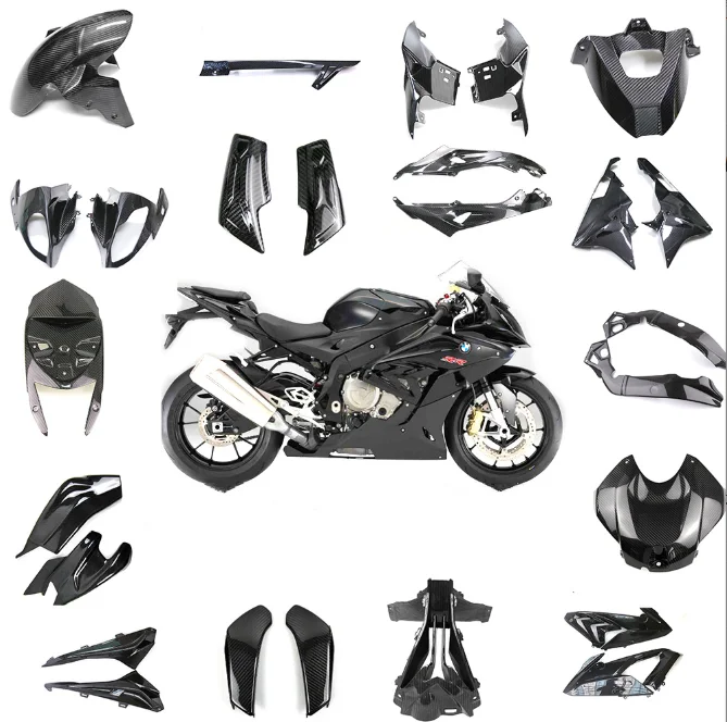 S1000RR/S1000R front fender motorcycle complete set of carbon fiber modification