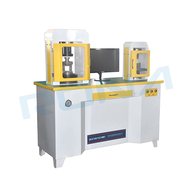 Computer Controlled Hydraulic Servo 300KN Cement Compression And Flexural Testing Machine