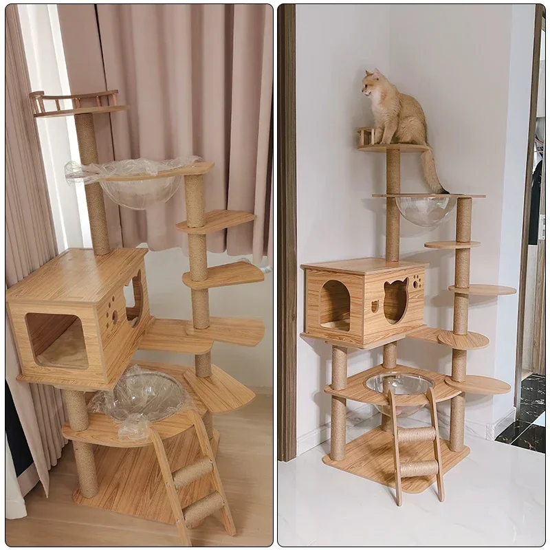 low price multi-layer climbing fleece jumping platform cat tree