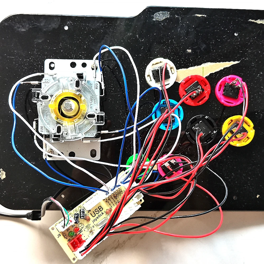 Null Verzögerung USB Board Encoder Mit Kabel Für PC Raspberry Pi TV Box Ein Player Arcade Spiel SANWA Joystick Taste Controller DIY – Detail 4