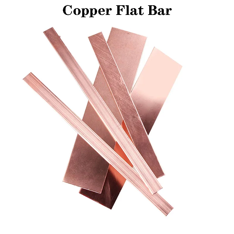 cobre flat bar placa 999 cu metal strip faca voce mesmo material espessura 15 mm comprimento 250 mm cobre bus bar 1pc 01