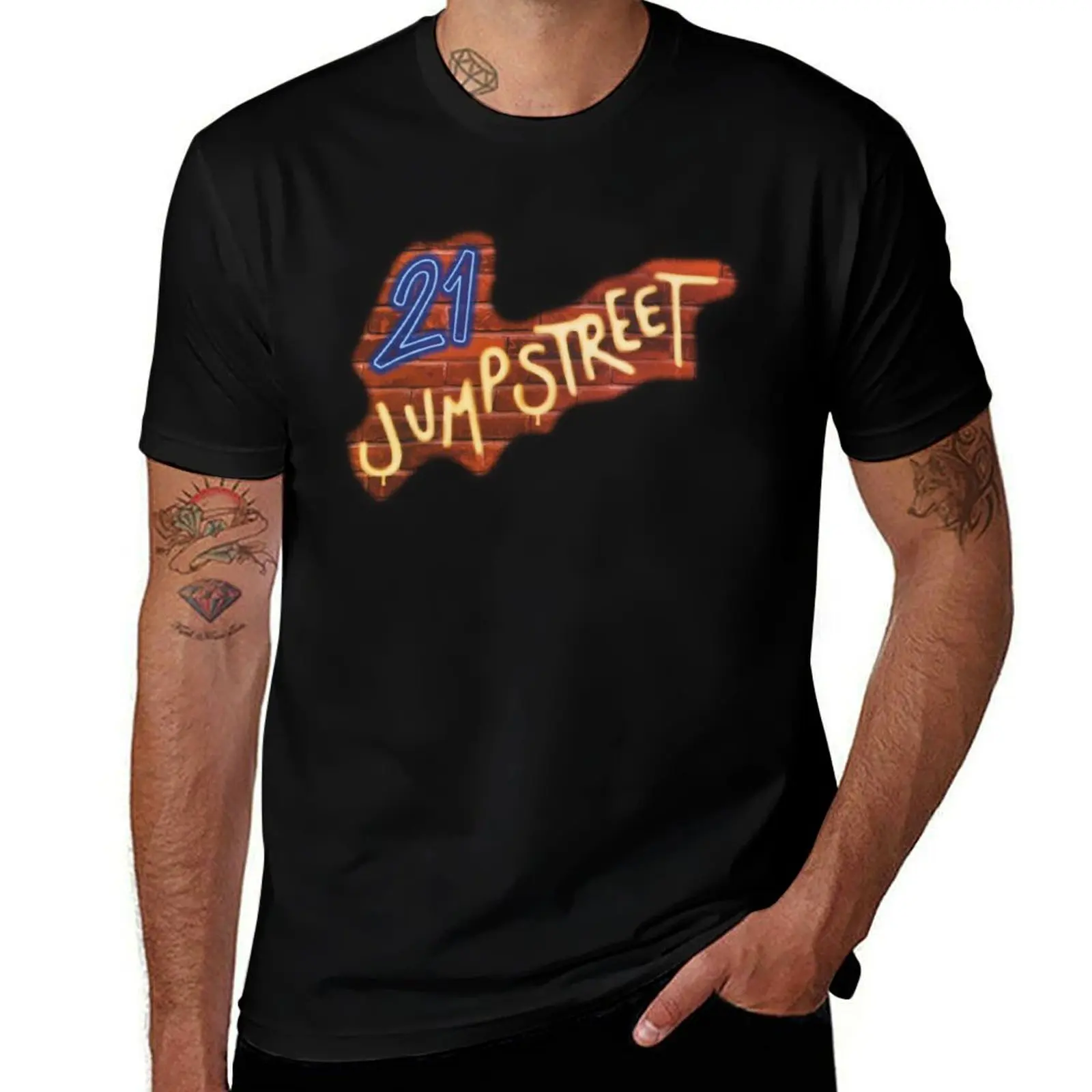 21 Street Jump For Fans T-Shirt man t shirt summer T-Shirt