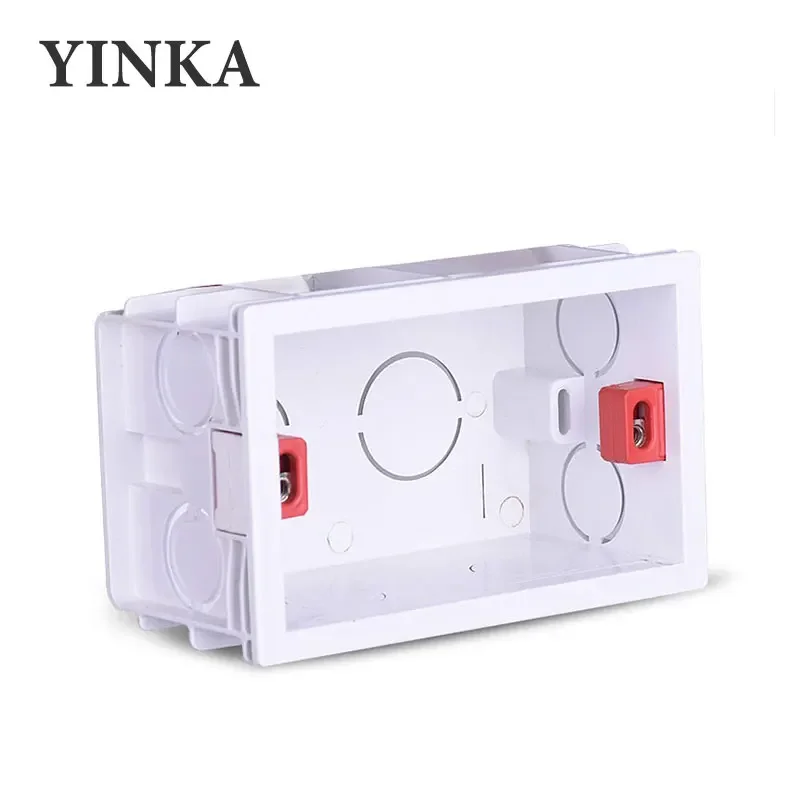 YINKA Installation Box Inside Box For 118 Type Switches And Socket Wiring Back Box Smart Switch Dark Box Wiring Box EU US