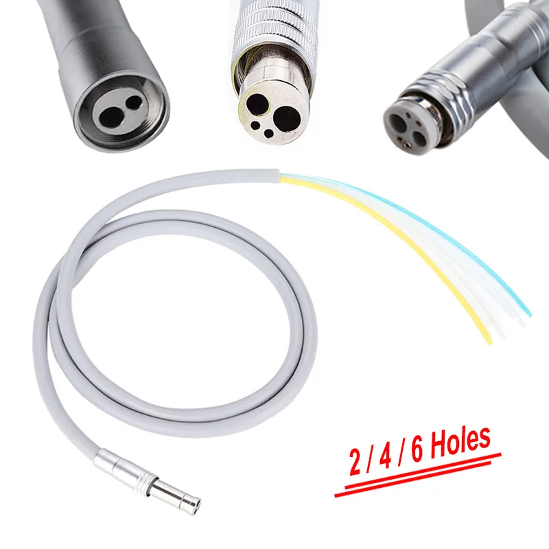 2/4/6 Holes Dental Handpiece Connector Hose Dentistry Chair Tube Converter For High/Low Speed Handpiece Dentist Lab Tubing Tools