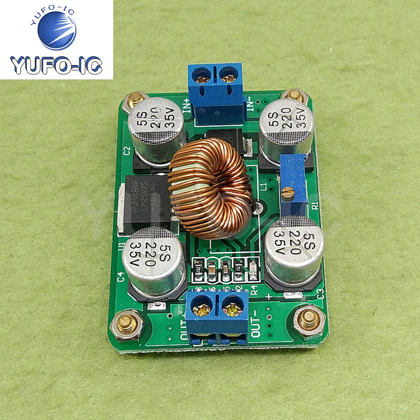Free Ship 1PCS DC-DC Boost Module Peak 5A Beyond Lm2577 LM2587 Power
