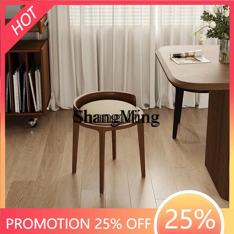 FGgood-looking  medieval solid wood dressing simple household makeup dresser modern chair dining chair stool spare