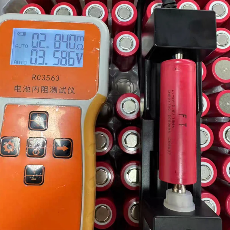 قدرة عالية 21700 50PL بطاريات ليثيوم قابلة للشحن 5000mah 125A 3.6V 25C خلية ليثيوم أيون بطارية منخفضة المقاومة للأدوات الكهربائية #2