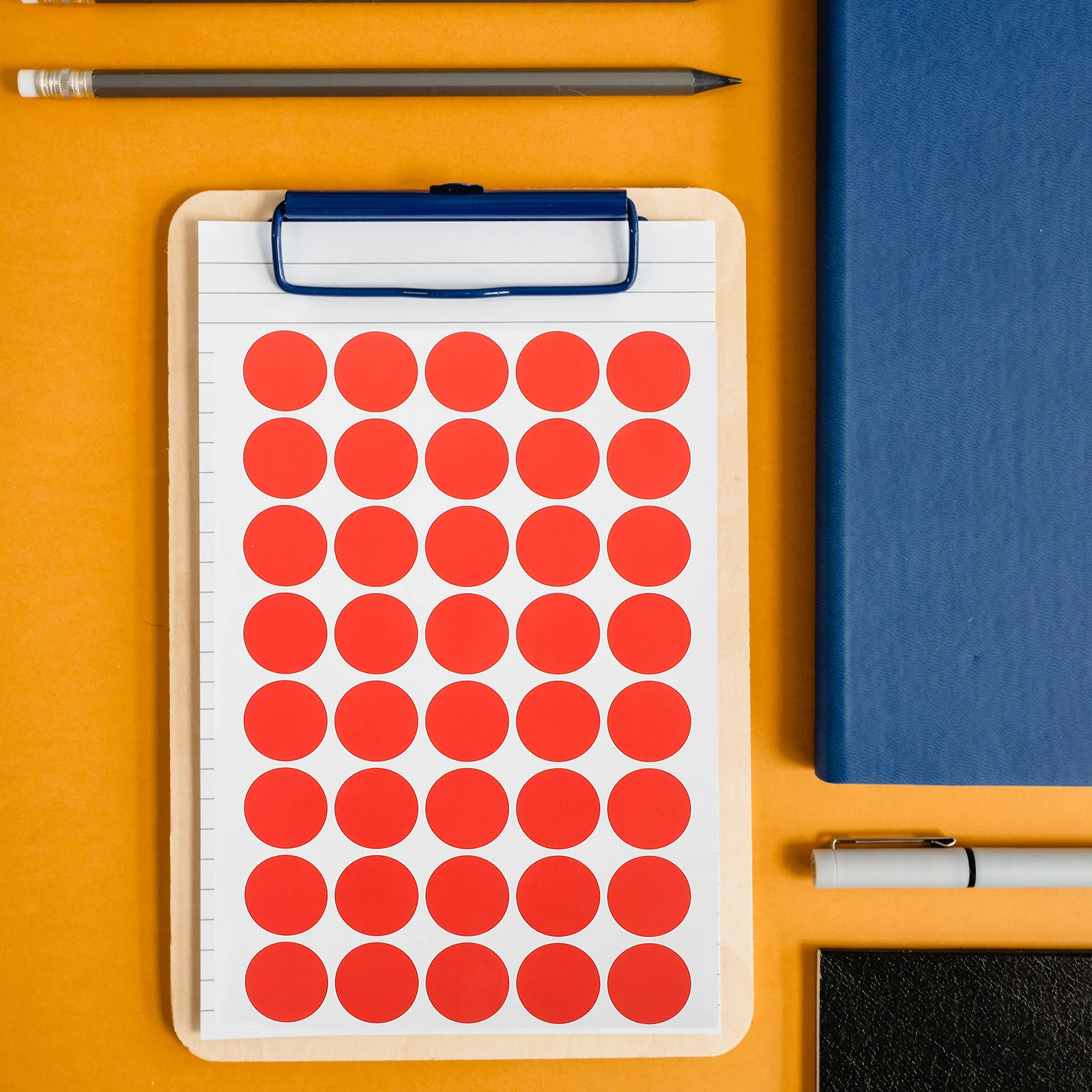 

10 Sheets Color Sticker Dots Self-Adhesive Round Label Stickers for Organization Classification Home School Office Use