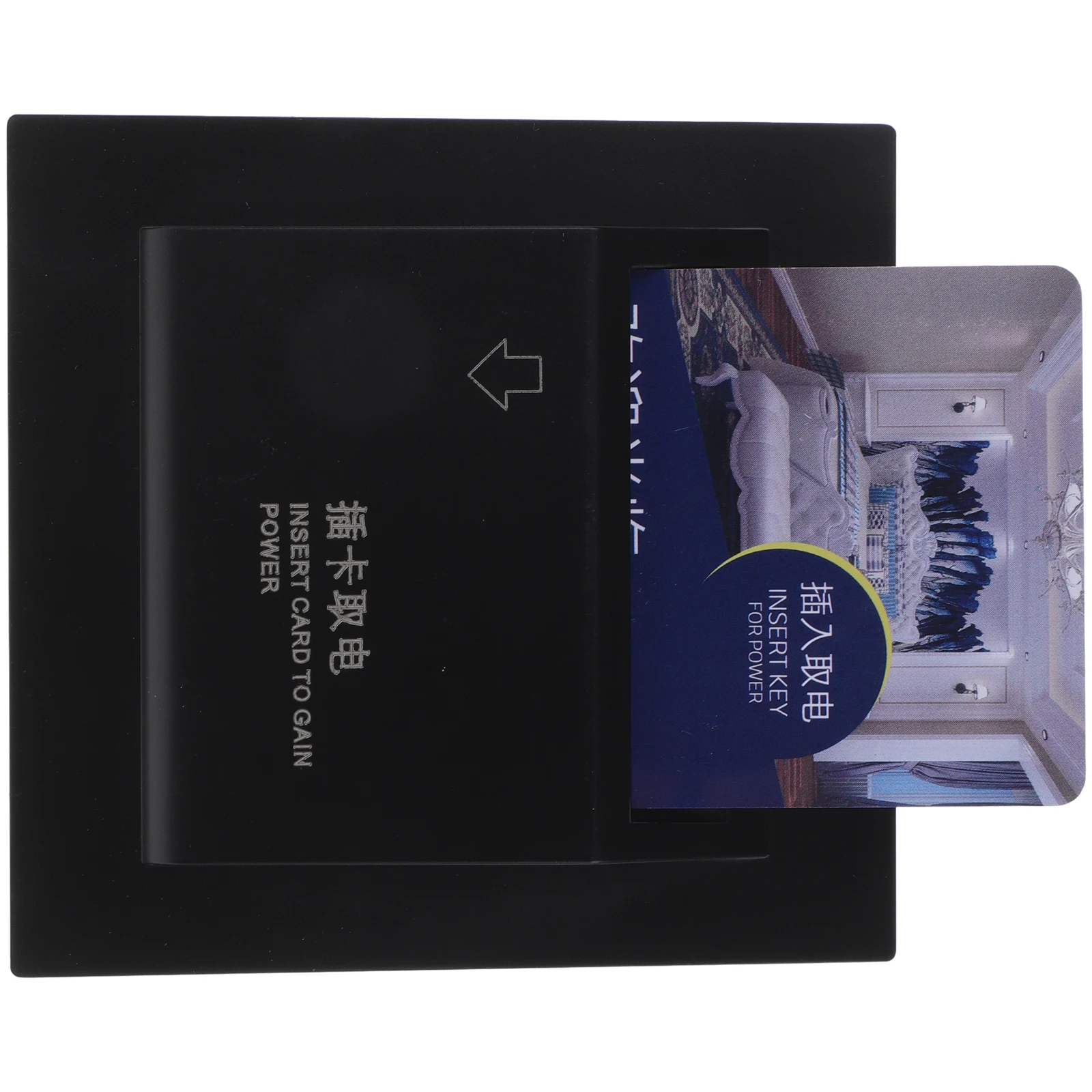 

40A Gold Panel Wall Mount Insert Key for Room Supply Energy Saving Guesthouse Accessories