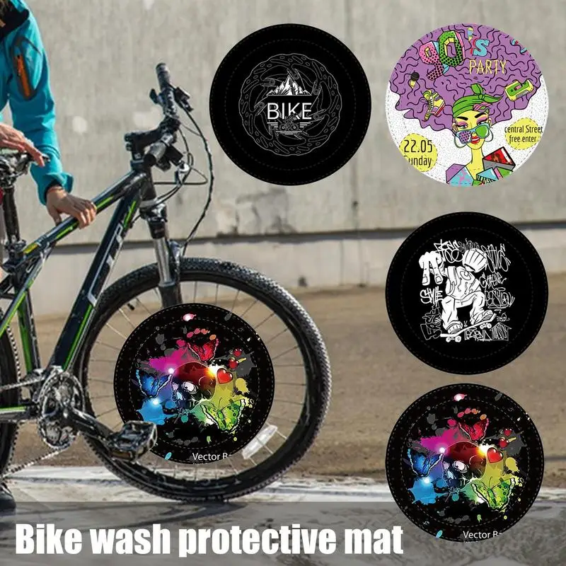 Bicycle Motorcycle Washing Disc Brake Cleaning Protection Cover Anti Grime Guard Wheel Cover For Road Mountain Bike