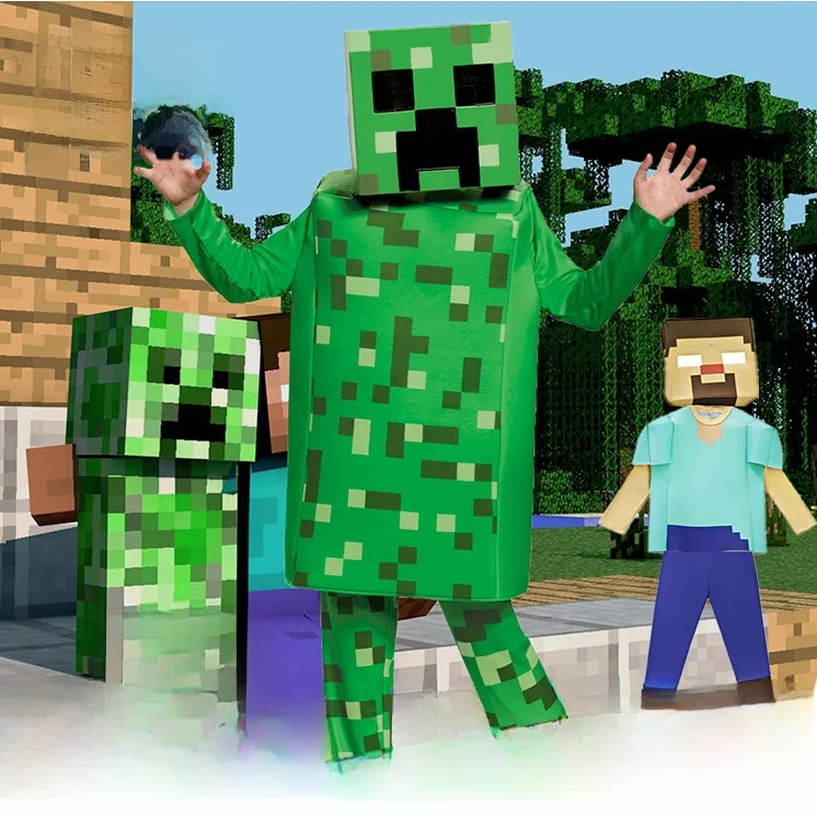 

World of Warcrt Armor, костюм для выступлений на Хэллоуин, детский костюм динозавра, жуткий клевер, наряд персонажа, полиэфирное волокно 00%