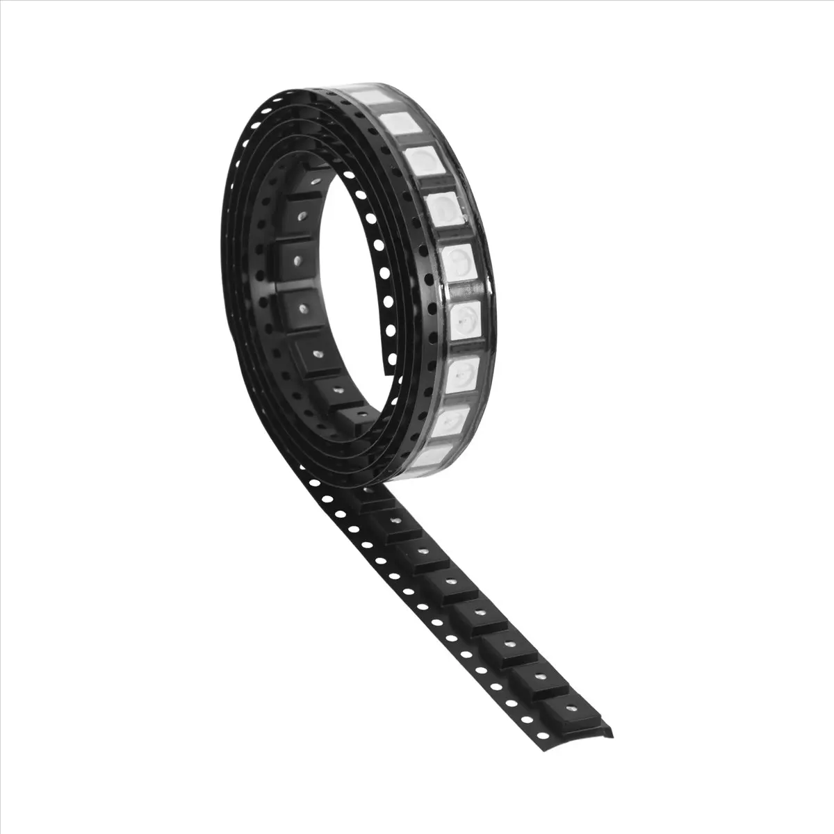 *A23G1205 100PCS WS2812B RGB LED Chip 5050SMD White PCB WS2812 Individually Addressable Chip Pixels DC5V