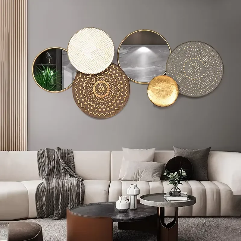 Household metal wall art hanging sculpture project welding piece iron decoration, metal decoration project household